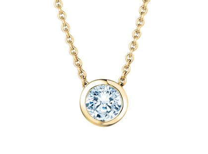Anhänger Eternal in 18K Gelbgold mit Diamant 1,00ct GSI G/SI