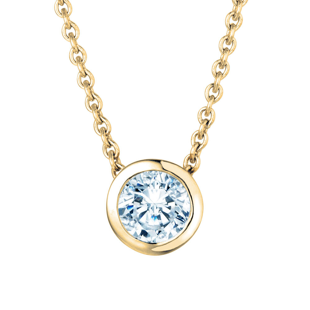 Anhänger Eternal in 9K Gelbgold mit Diamant 1,00ct G/SI
