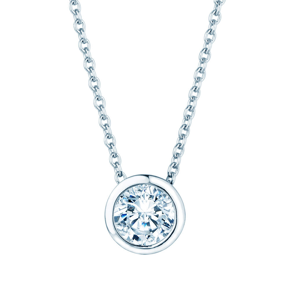 Anhänger Eternal in Platin 950/- mit Diamant 0,50ct G/SI