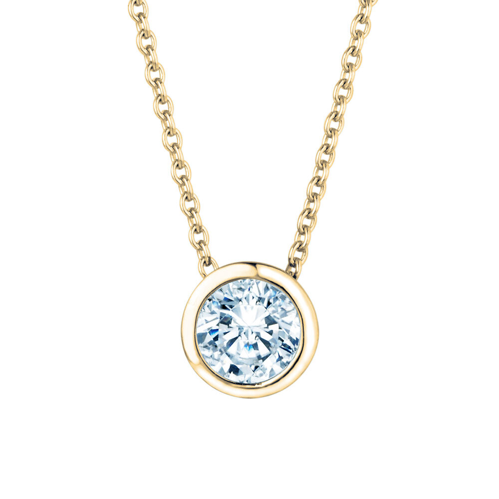 Anhänger Eternal in 9K Gelbgold mit Diamant 0,50ct G/SI
