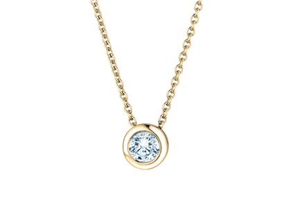 Anhänger Eternal Labordiamant in Gelbgold