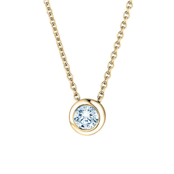 Anhänger Eternal Labordiamant in Gelbgold