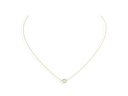 Anhänger Heart Petite in Gelbgold