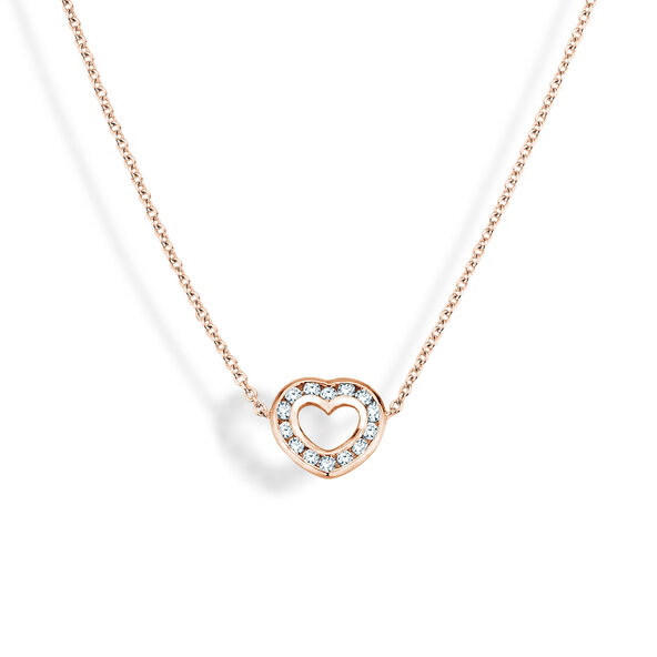 Anhänger Heart Petite in Roségold