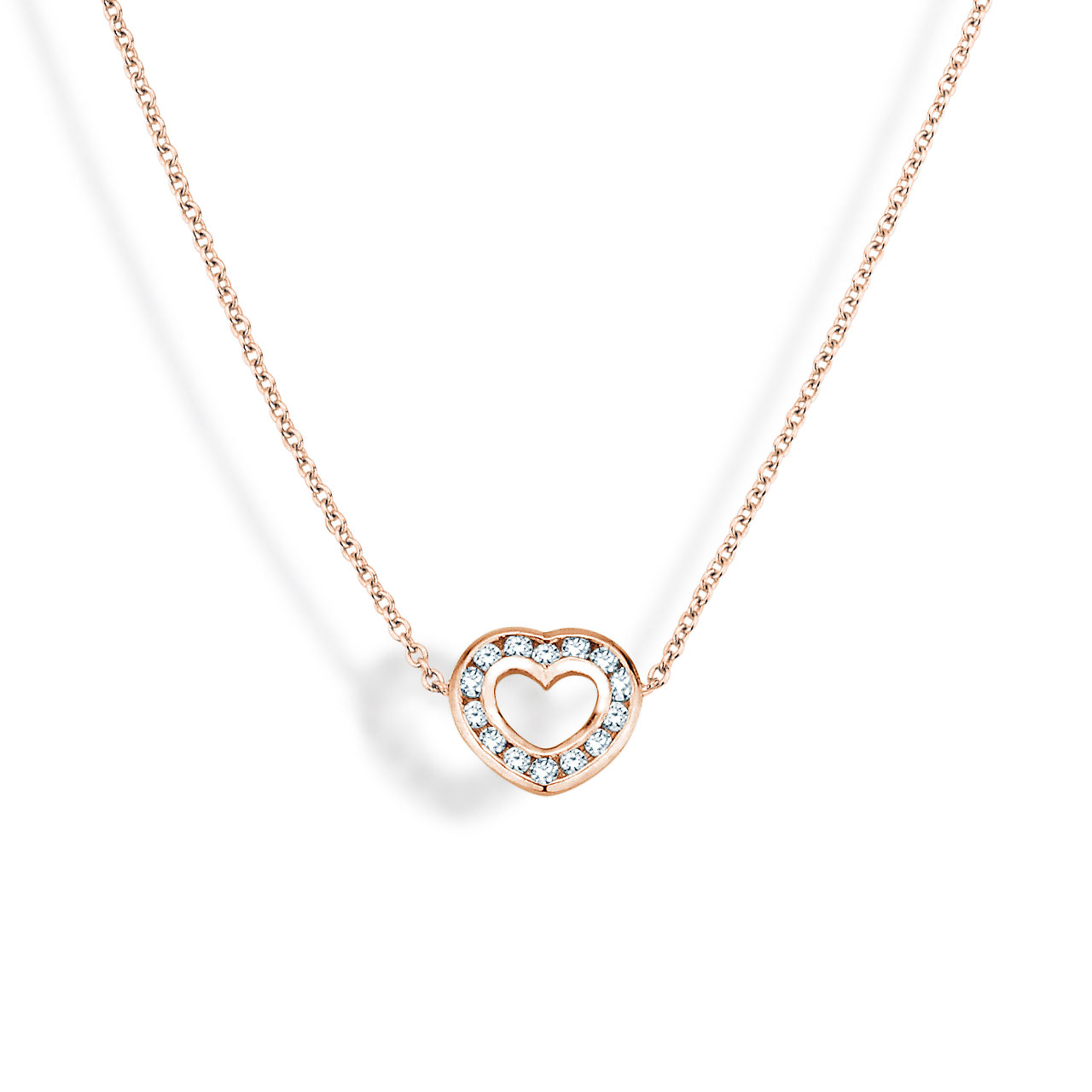 Anhänger Heart Petite Roségold