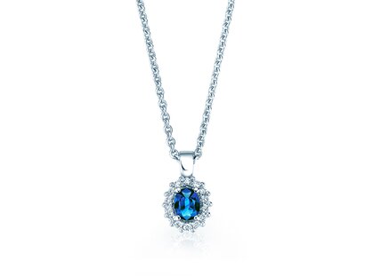 Anhänger Jolie in Weißgold