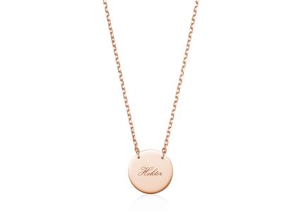 Halskette Leo in Roségold