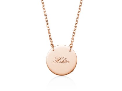 Halskette Leo in Roségold