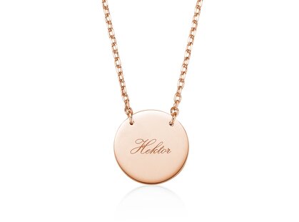 Halskette Leo in Roségold
