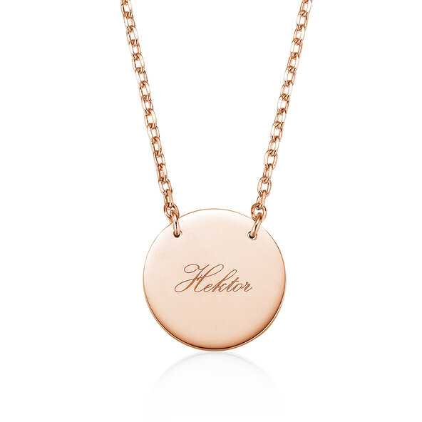Halskette Leo in Roségold