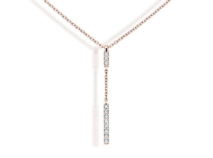 Halskette Lilly in Roségold