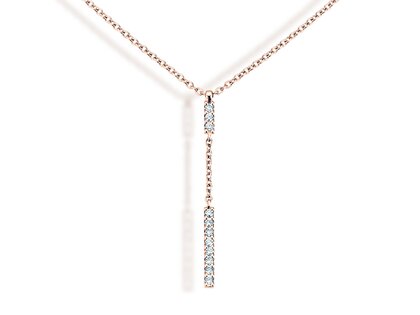 Halskette Lilly in Roségold