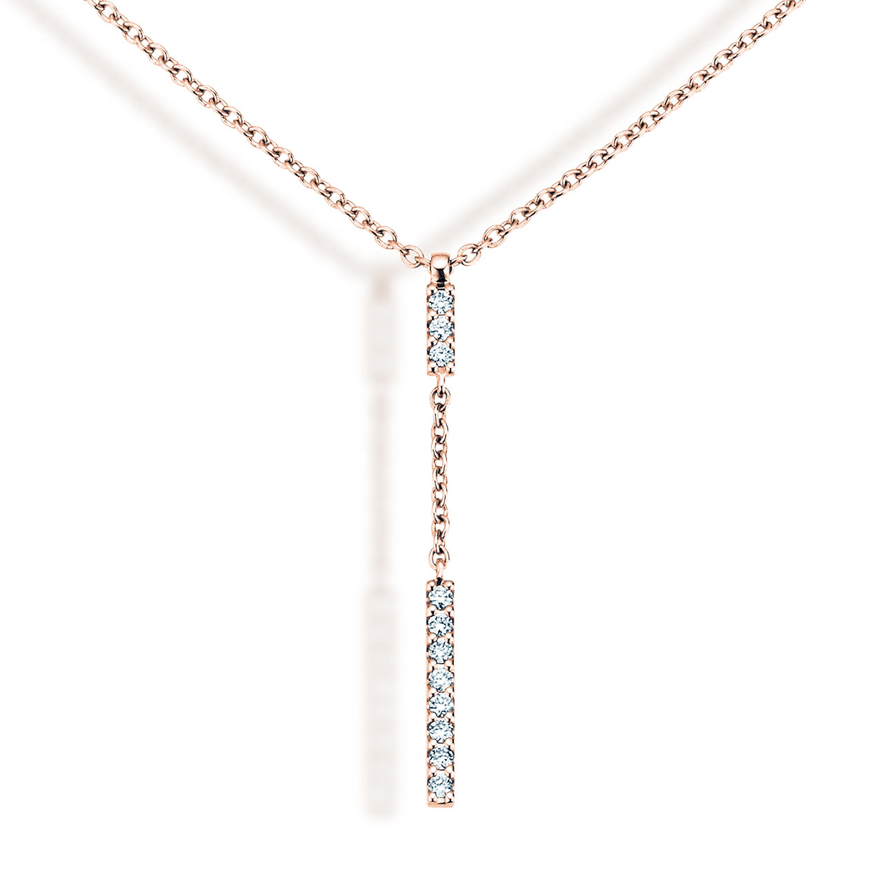 Halskette Lilly in Roségold