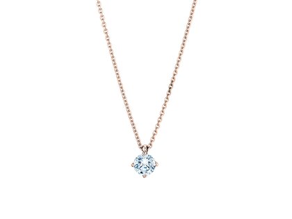 Anhänger Modern Labordiamant in Roségold