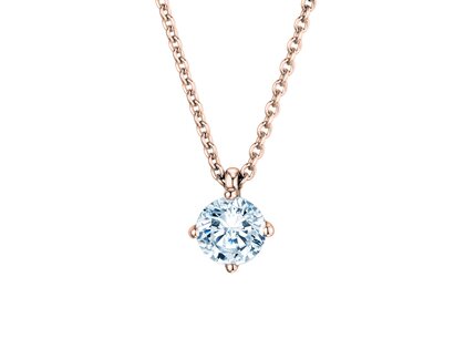 Anhänger Modern Labordiamant in Roségold