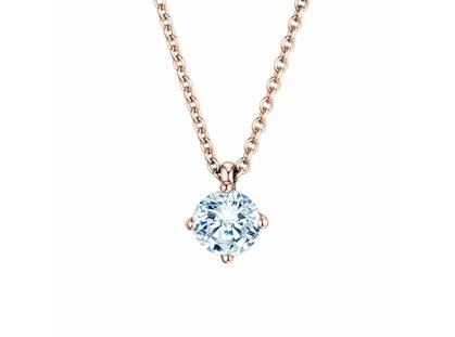 Anhänger Modern Labordiamant in Roségold