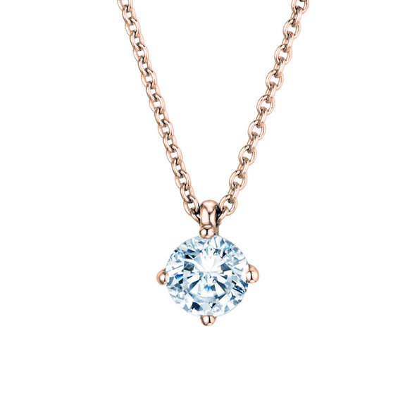 Anhänger Modern Labordiamant in Roségold