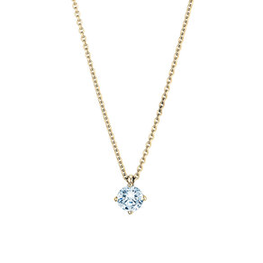 Anhänger Modern Labordiamant in Gelbgold