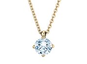 Anhänger Modern Labordiamant in Gelbgold