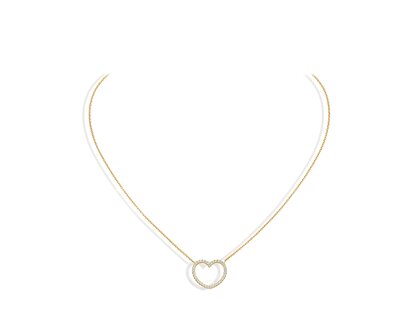 Anhänger My Heart in Gelbgold