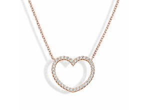 Anhänger My Heart in Roségold