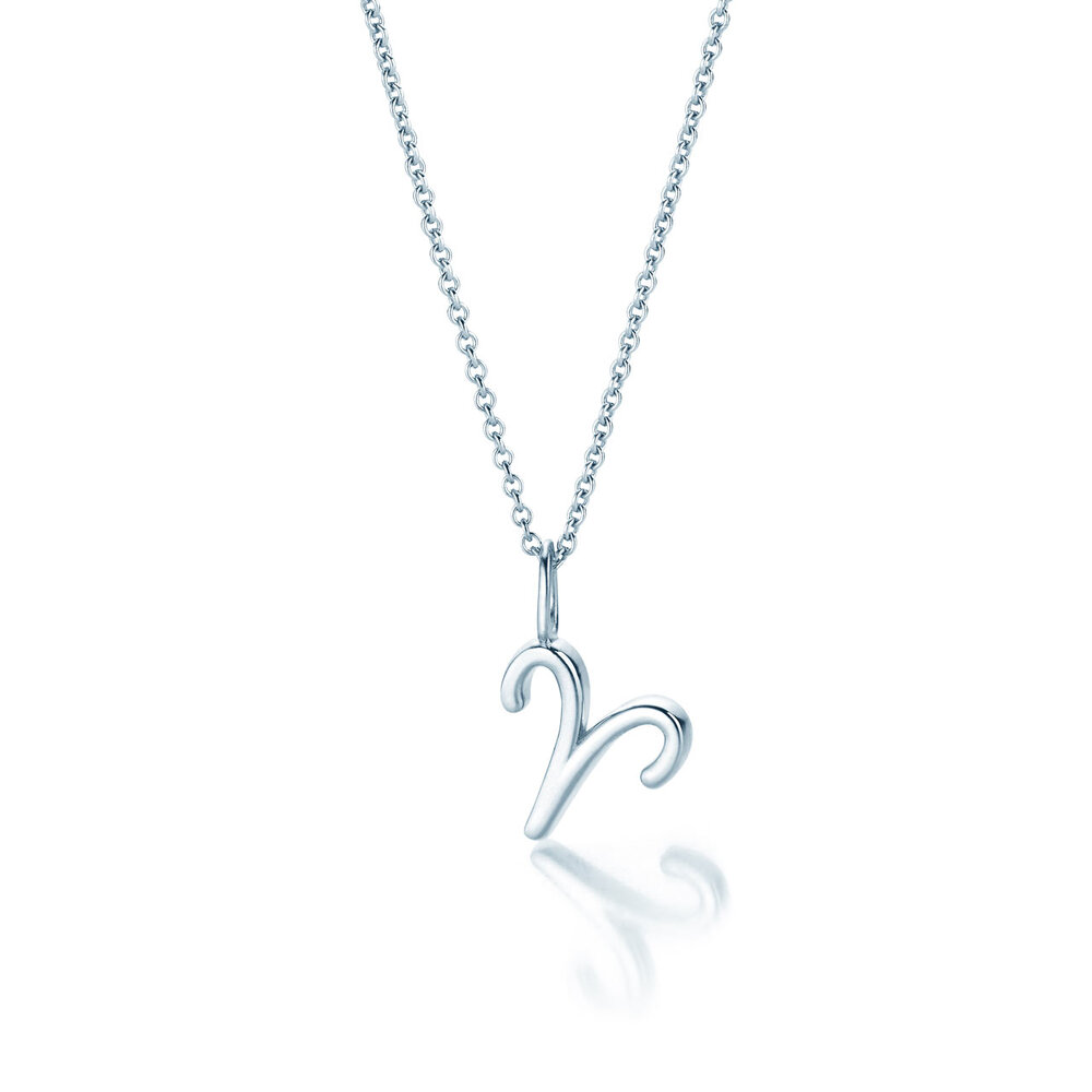 Sternzeichen-Anhänger Widder in Platin 950/-