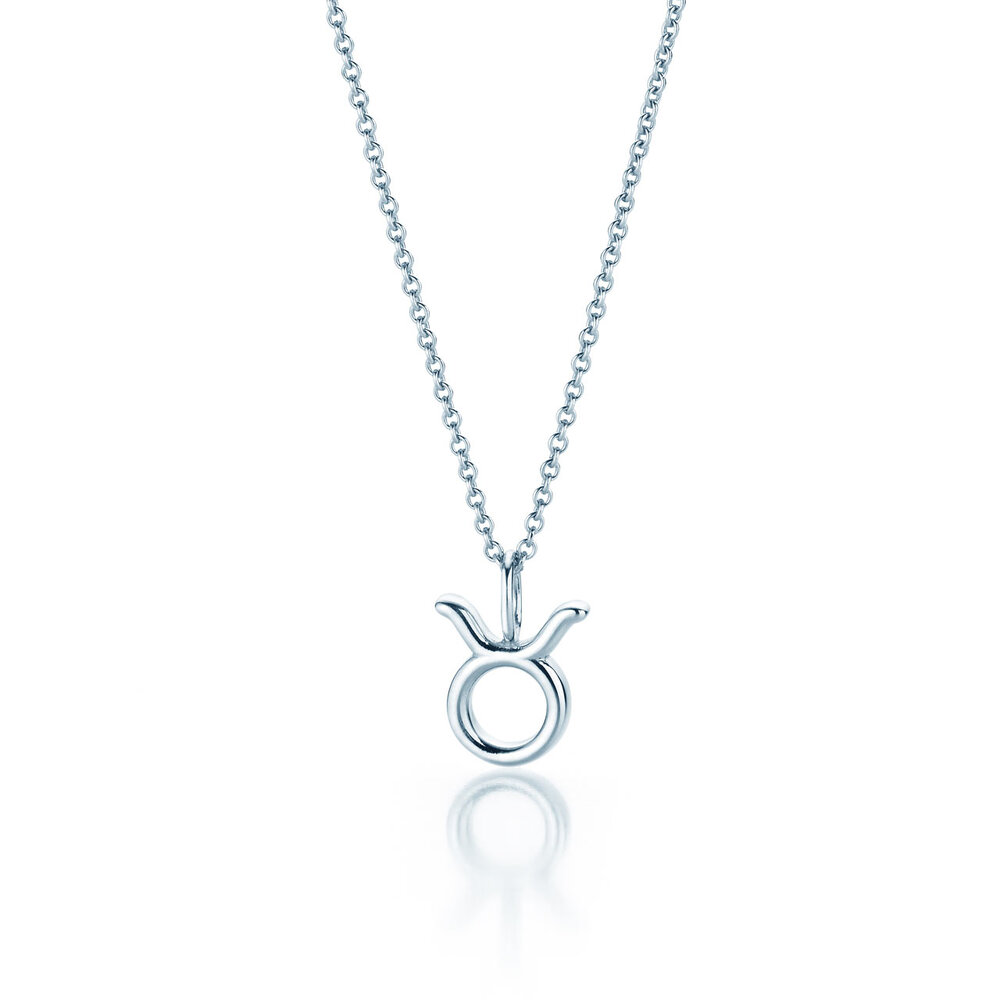 Sternzeichen-Anhänger Stier in Silber 925/-