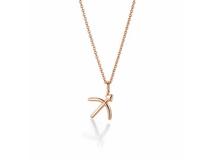 Sternzeichen-Anhänger Schütze in Roségold