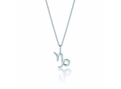 Sternzeichen-Anhänger Steinbock in Silber 925/-