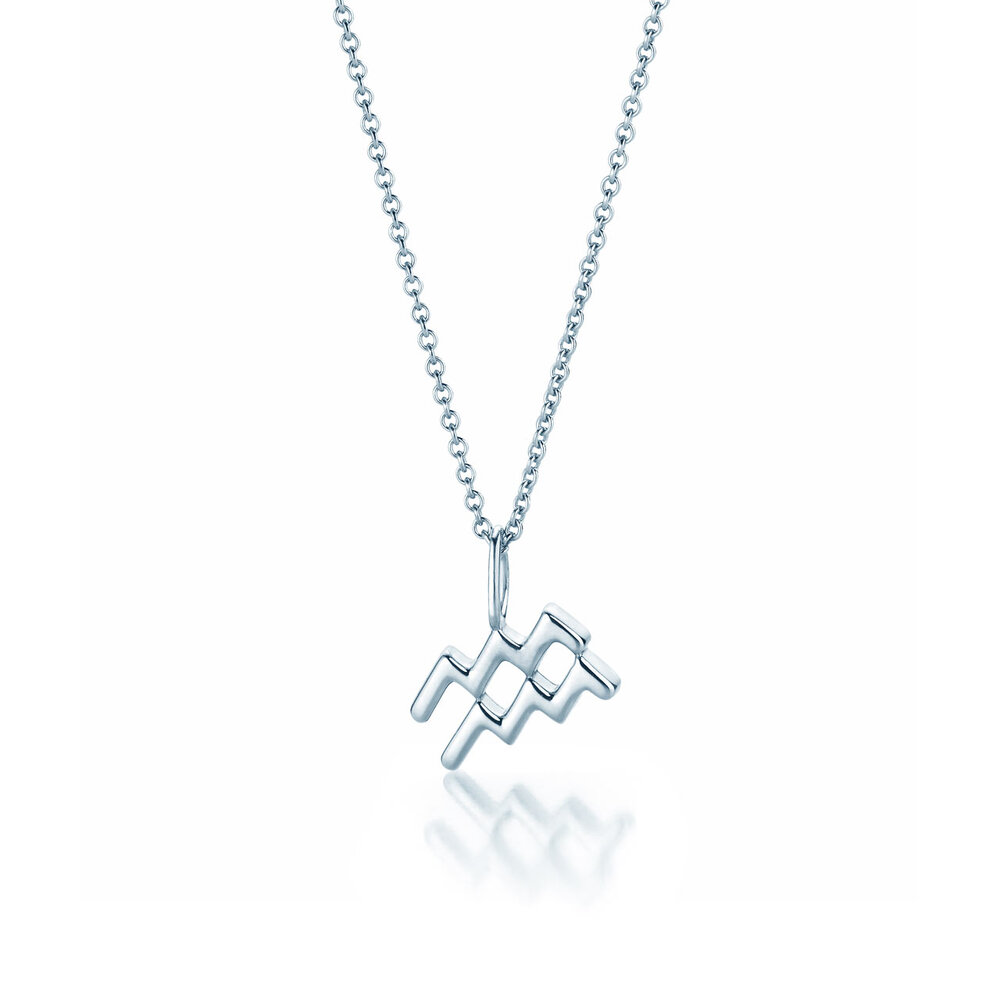 Sternzeichen-Anhänger Wassermann in Silber 925/-