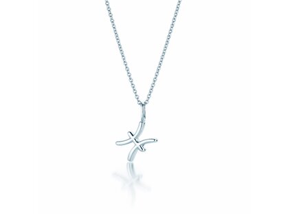 Sternzeichen-Anhänger Fische in Silber 925/-
