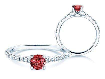 Geburtsstein-Ring Pure Colour Juli