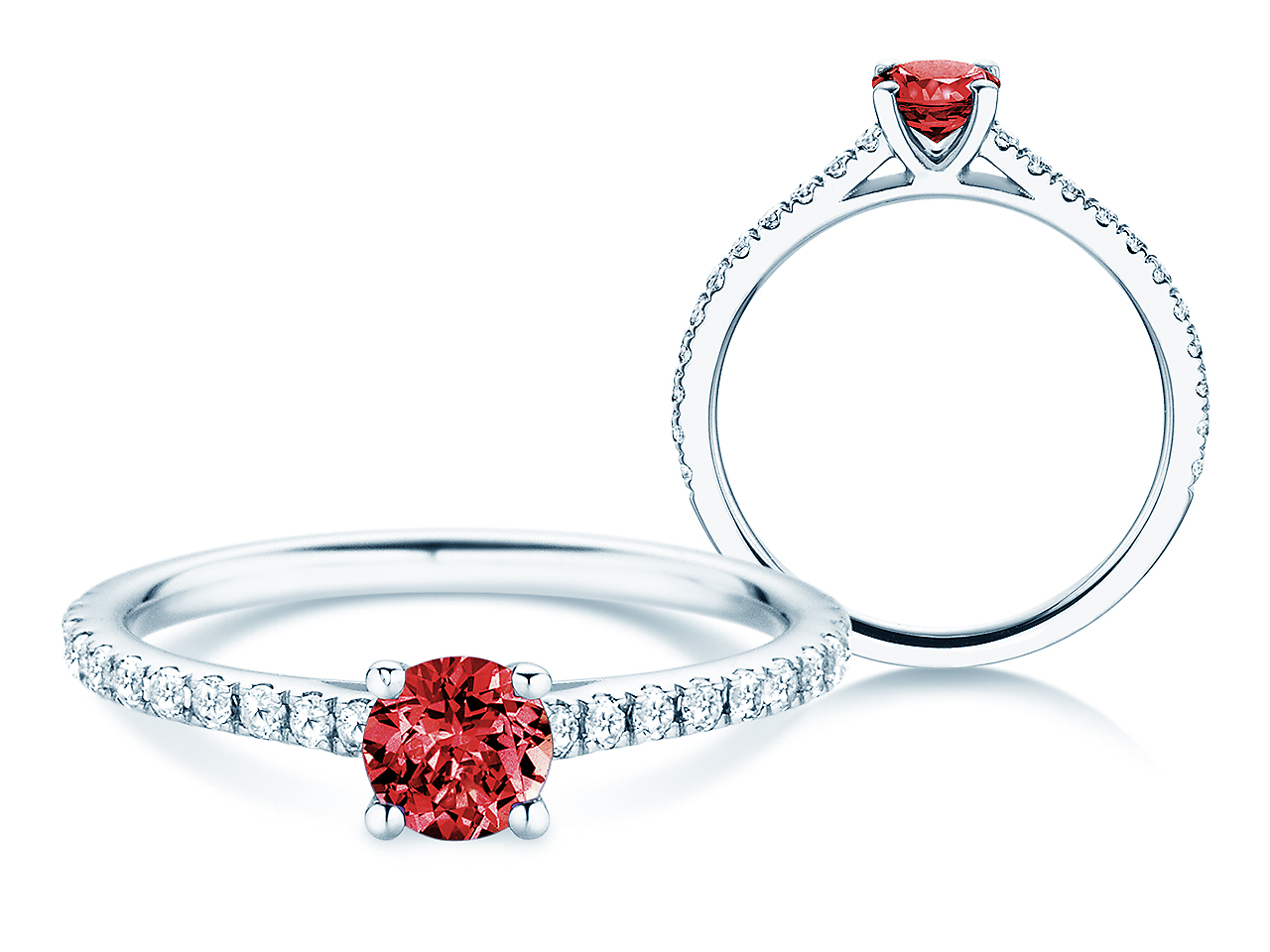 Geburtsstein-Ring Pure Colour Juli