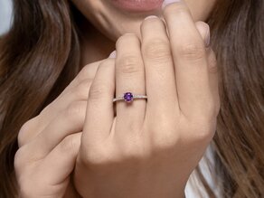 Geburtsstein-Ring Pure Colour Mai