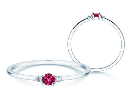 Geburtsstein-Ring Vivid Petite