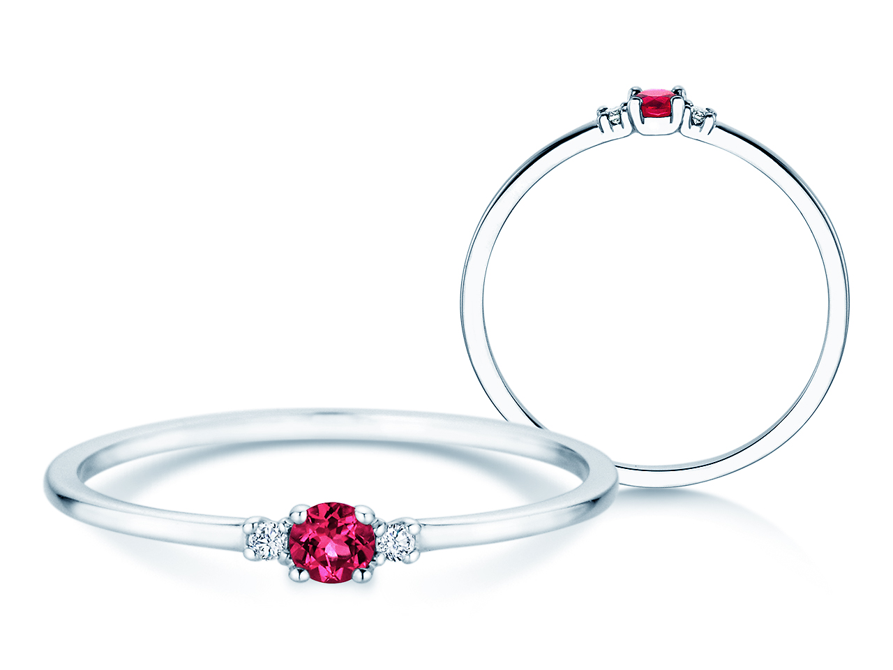 Geburtsstein-Ring Vivid Petite
