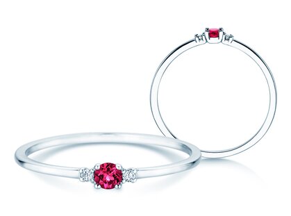 Geburtsstein-Ring Vivid Petite