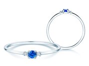 Geburtsstein-Ring Vivid Petite