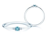 Geburtsstein-Ring Vivid Petite