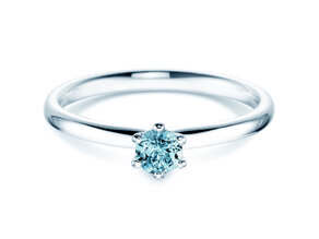 Farbsteinring Classic Colour in Silber