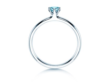 Farbsteinring Classic Colour in Silber