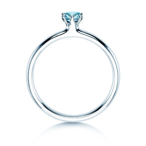 Farbsteinring Classic Colour in Silber