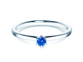 Farbsteinring Classic Colour in Silber 925/- mit Saphir 0,05ct