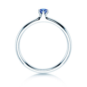 Farbsteinring Classic Colour in Silber 925/- mit Saphir 0,05ct