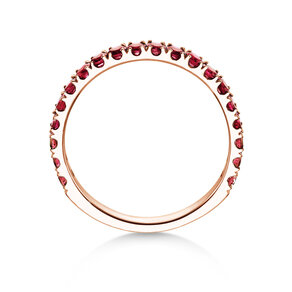 Eternityring Dusk mit Farbedelstein in Roségold