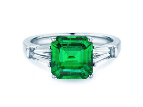 Farbsteinring Emerald Elegance