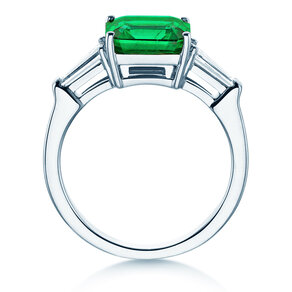 Farbsteinring Emerald Elegance