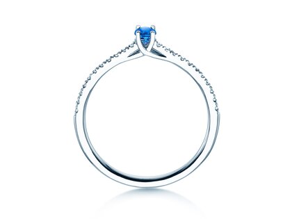 Geburtsstein-Ring Glow Pavé September