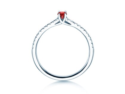 Geburtsstein-Ring Glow Pavé Juli