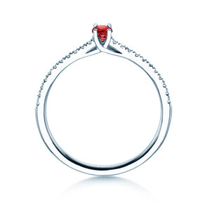 Geburtsstein-Ring Glow Pavé Juli